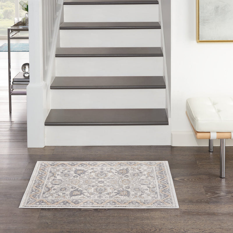 media image for Nicole Curtis Series 4 Cream Grey Farmhouse Rug By Nicole Curtis Nsn 099446163394 9 218