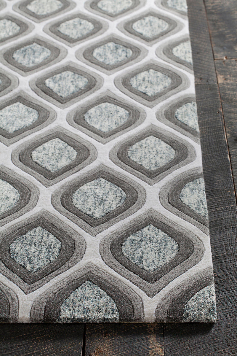 media image for Clara Hand Tufted Contemporary Cla 7102 Rug Chandra Rugs 3 253