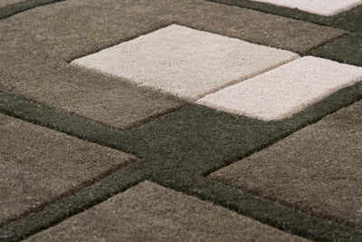 product image for Bense Garza Hand Tufted Contemporary Ben 3009 Rug Chandra Rugs 4 23