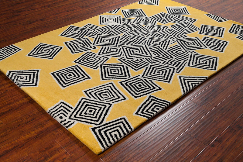 media image for Stella Hand Tufted Contemporary Wool Ste 52215 Rug Chandra Rugs 6 295