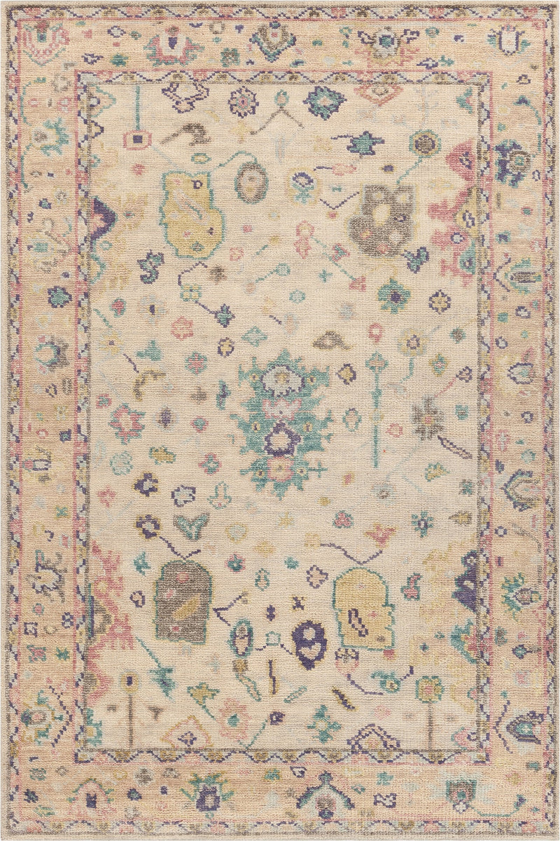 media image for Wendi Hand Knotted Traditional Wen 58101 Rug Chandra Rugs 1 220
