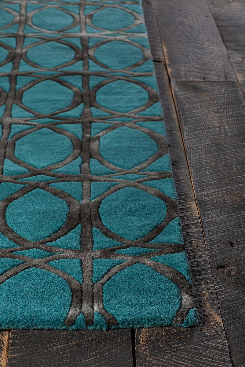 media image for Fran Hand Tufted Contemporay Fra 42100 Rug Chandra Rugs 3 267