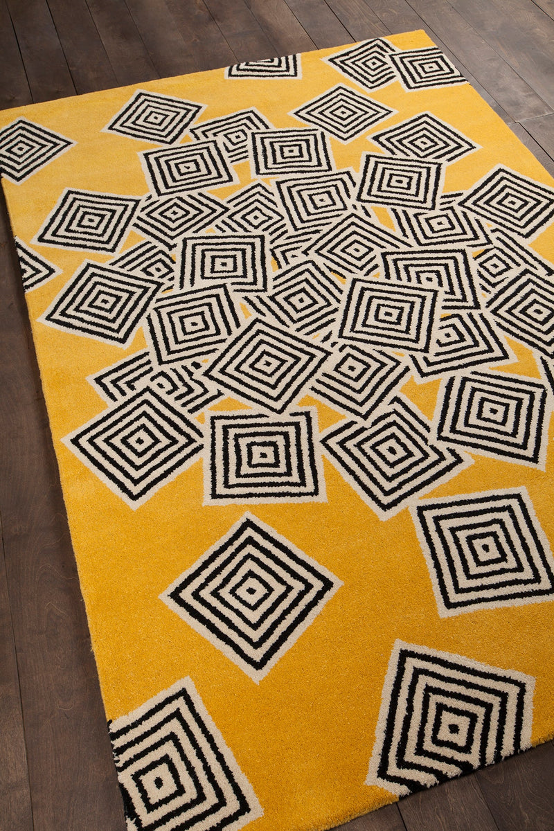 media image for Stella Hand Tufted Contemporary Wool Ste 52215 Rug Chandra Rugs 5 293