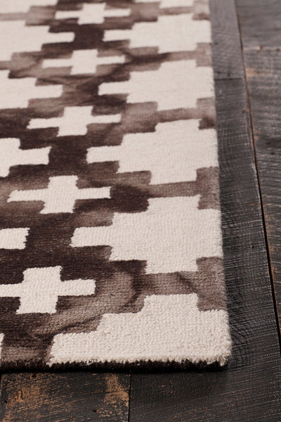 product image for Elvo Hand Tufted Contemporary Wool Elv 33900 Rug Chandra Rugs 3 75