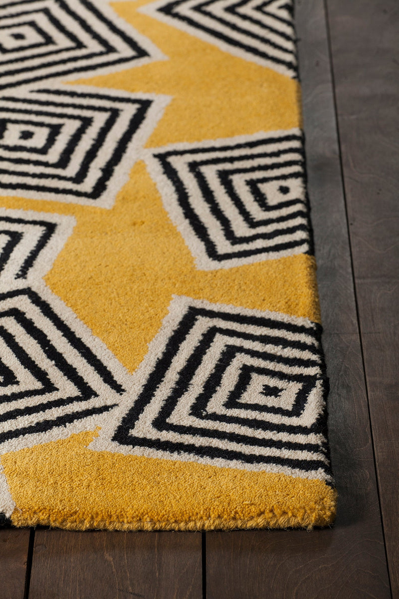 media image for Stella Hand Tufted Contemporary Wool Ste 52215 Rug Chandra Rugs 4 296