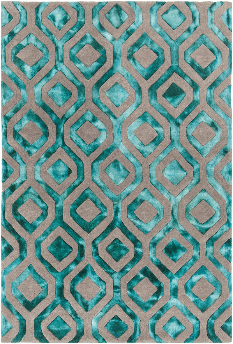 media image for Fran Hand Tufted Contemporay Fra 42101 Rug Chandra Rugs 1 266