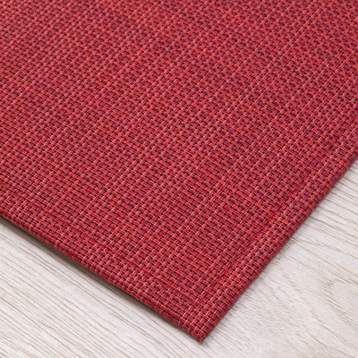product image for Mini Basketweave Scarlet Rug Chilewich Chw 200869 047 2 46