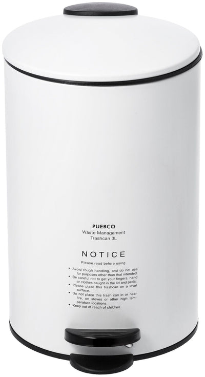 product image of white trash can design by puebco 1 542
