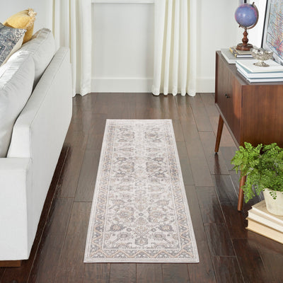 product image for Nicole Curtis Series 4 Cream Grey Farmhouse Rug By Nicole Curtis Nsn 099446163394 10 74