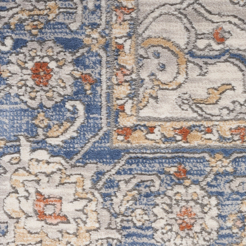 media image for Nicole Curtis Series 4 Cream Blue Vintage Rug By Nicole Curtis Nsn 099446163400 8 211