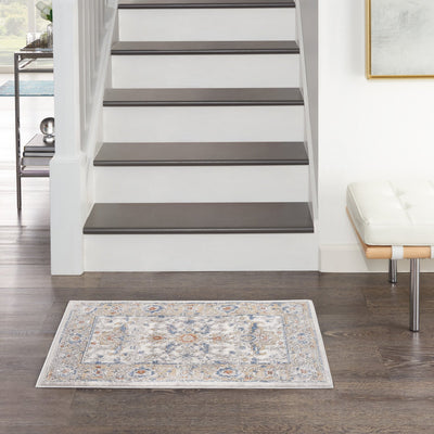 product image for Nicole Curtis Series 4 Cream Blue Vintage Rug By Nicole Curtis Nsn 099446163400 9 35