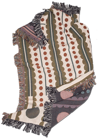 product image for Olive & Cranberry Woven Blanket 94