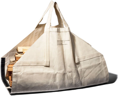 product image for off white firewood carrier design by puebco 2 31