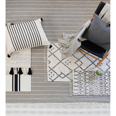 product image for warby handwoven rug in light grey in multiple sizes design by pom pom at home 7 96