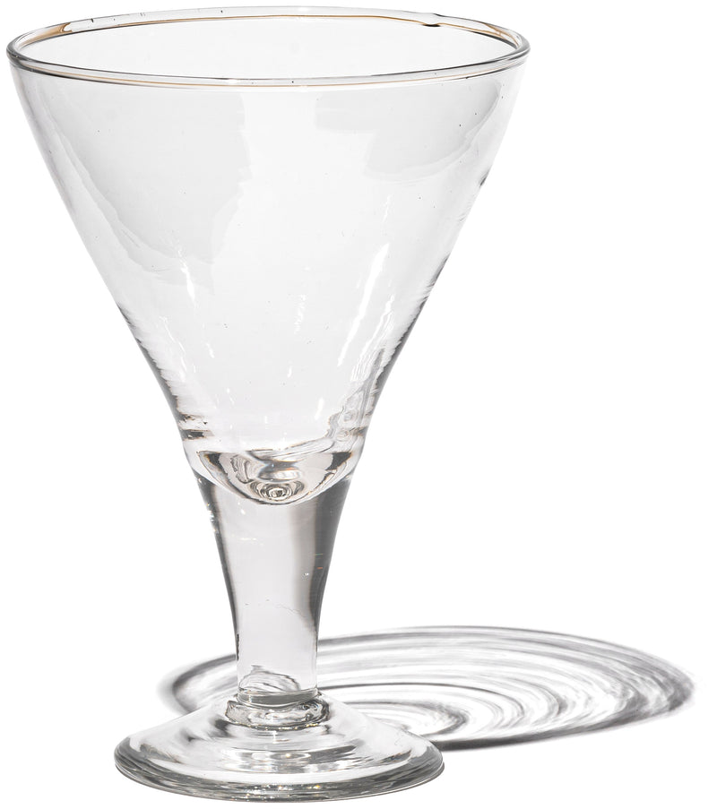 media image for Blown Glass Dessert Cup / Triangle By Puebco 303017 1 274