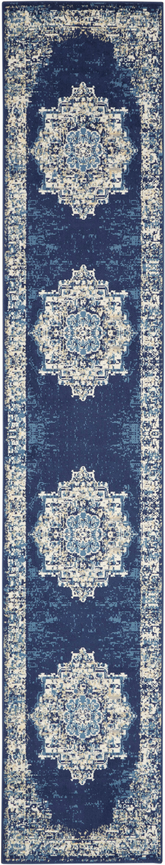 media image for grafix navy blue rug by nourison 99446115614 redo 3 212