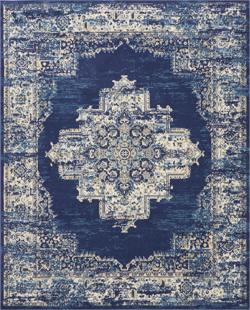 media image for grafix navy blue rug by nourison 99446115614 redo 1 20