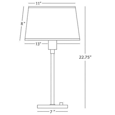 product image for Real Simple Collection Club Table Lamp design by Robert Abbey 66