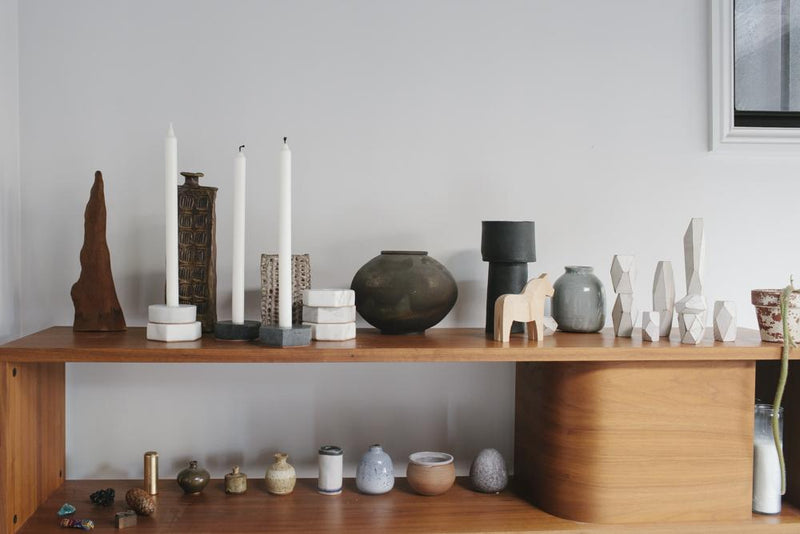 media image for Marble Candle Holder in Various Colors & Shapes design by Fort Standard 226