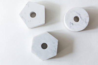 product image for Marble Candle Holder in Various Colors & Shapes design by Fort Standard 0