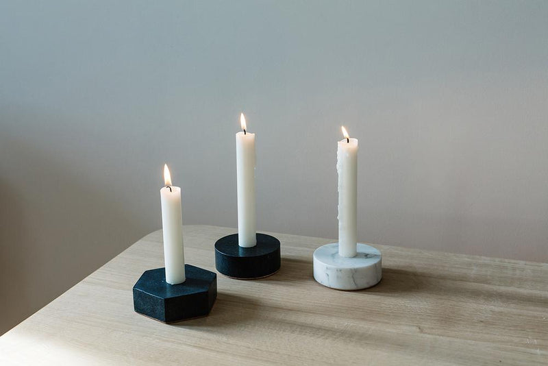 media image for Marble Candle Holder in Various Colors & Shapes design by Fort Standard 290