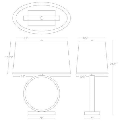 product image for Logan Collection Table Lamp design by Robert Abbey 2