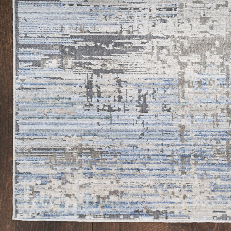 media image for Nourison Home Abstract Hues Blue Grey Modern Rug By Nourison Nsn 099446904546 6 281