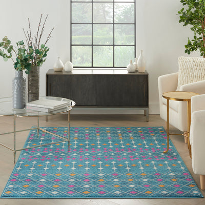 product image for passion blue multicolor rug by nourison nsn 099446802941 10 98