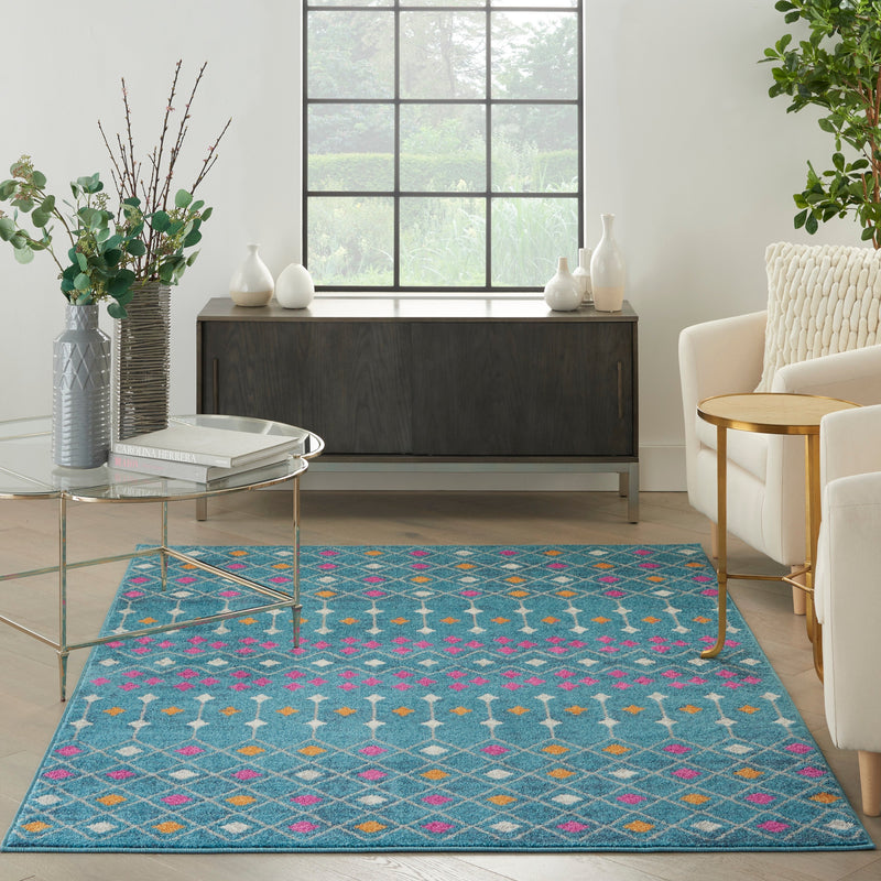 media image for passion blue multicolor rug by nourison nsn 099446802941 10 232