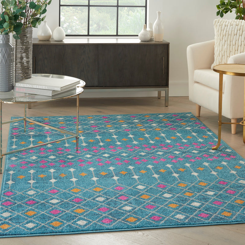 media image for passion blue multicolor rug by nourison nsn 099446802941 8 262