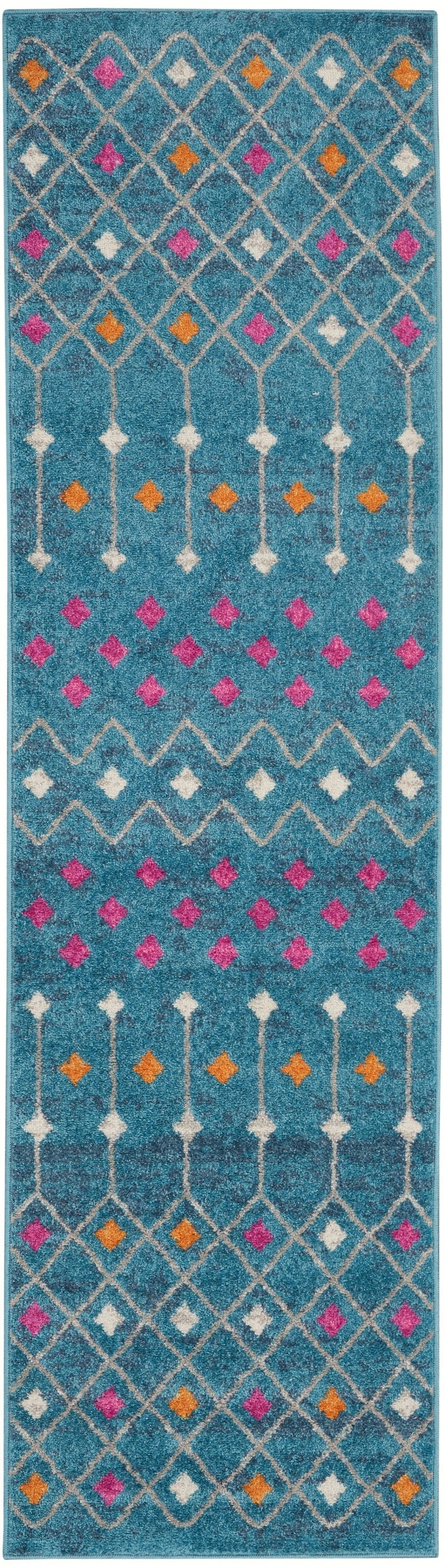 media image for passion blue multicolor rug by nourison nsn 099446802941 2 296