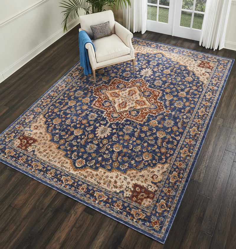 media image for lagos blue rug by nourison 99446390301 redo 6 250