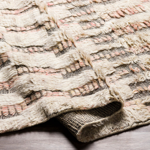 media image for Sahara Wool Dark Brown Rug Fold Image 273