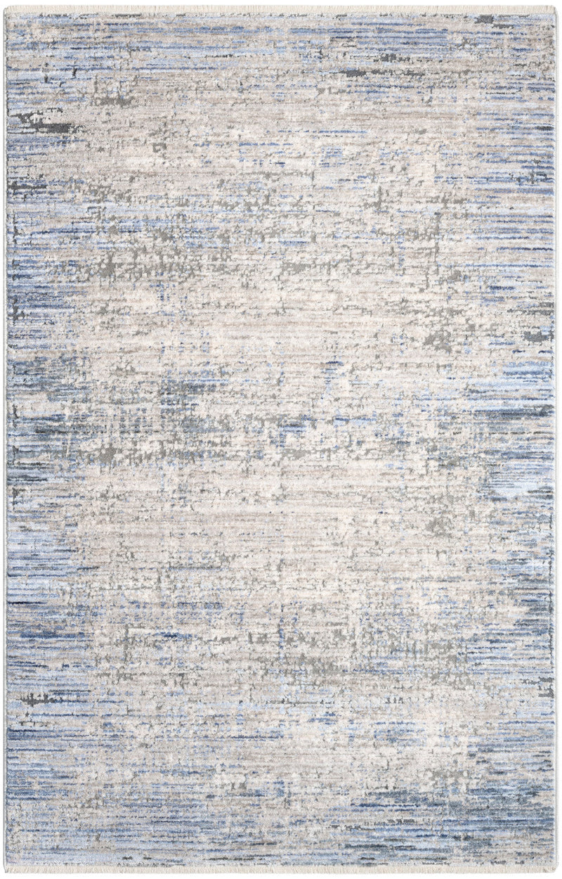 media image for Nourison Home Abstract Hues Blue Grey Modern Rug By Nourison Nsn 099446904546 1 266