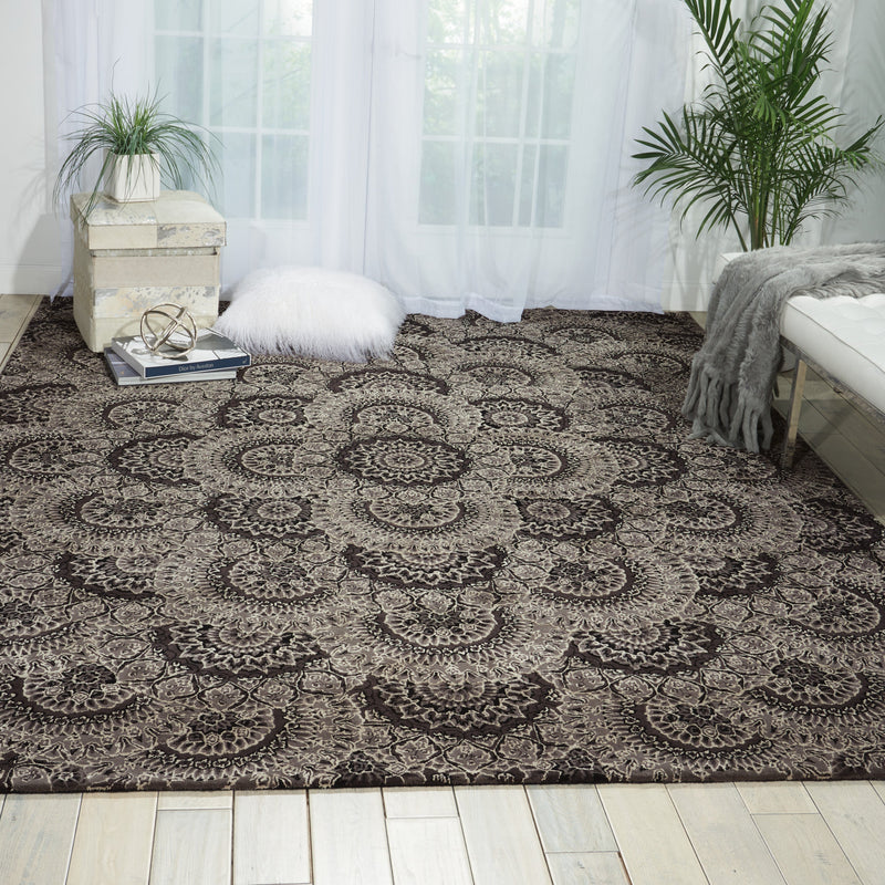 media image for nourison 2000 hand tufted black grey rug by nourison nsn 099446157768 5 256