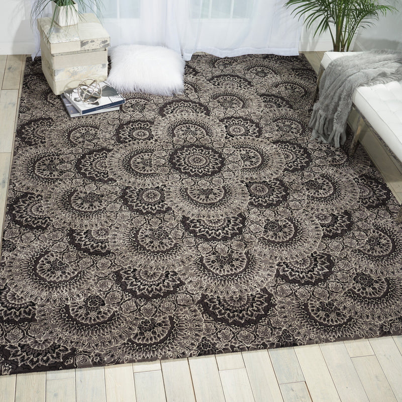 media image for nourison 2000 hand tufted black grey rug by nourison nsn 099446157768 6 230